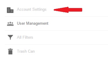 "Account Settings" is greyed out in this account which means the user does not have administrative access. 